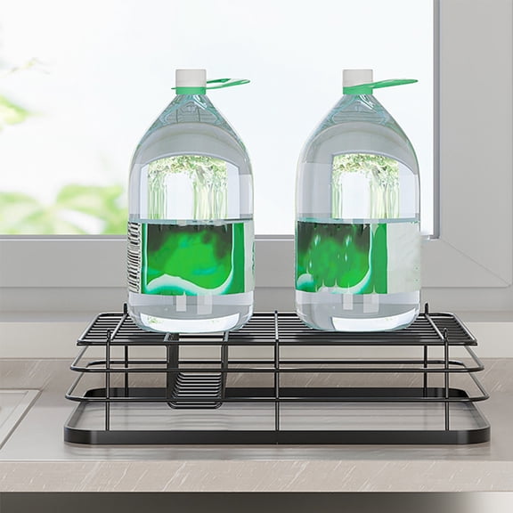 FOMIYES Dish Drying Rack Black Sturdy Design for Plates Bowls Cups Mugs Storage Use