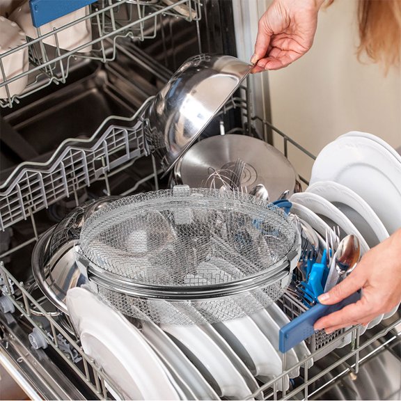 FOMIYES Dishwasher Basket Holder Stainless Steel with Large Capacity for Kitchen Tools