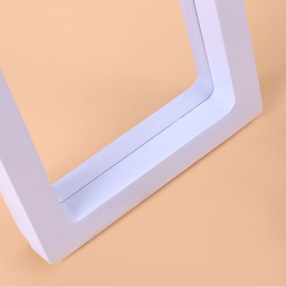 FOMIYES Display Cases For Collectibles 3D Floating Frame Shadow Box White PE Film 1Pcs