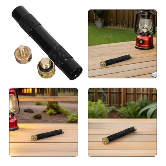 FOMIYES Durable Aluminum Camping Fire Starter Tool for Fire Pit Grill and Outdoor Use