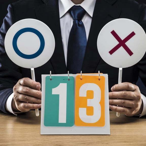 FOMIYES Durable Plastic Flip Scoreboard for Outdoor Sports and Card Games with Bold Color Contrast