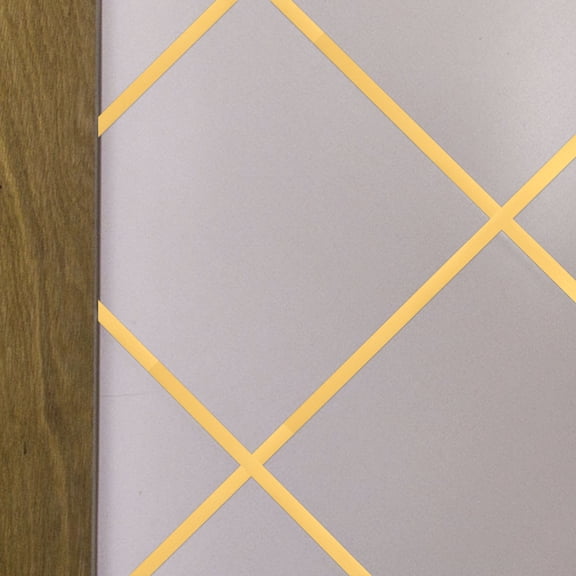 FOMIYES Durable Plated Gold Border Stickers for Wall Decor with Easy Peel and Stick Application