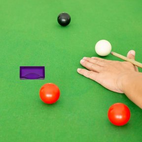 FOMIYES Durable Purple Plastic Snooker Ball Position Marker for All Table Sizes
