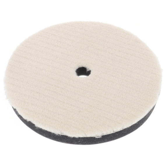 FOMIYES Durable Wool Buffing Wheel Pad Washable Polisher for Automotive Body Polishing Beige