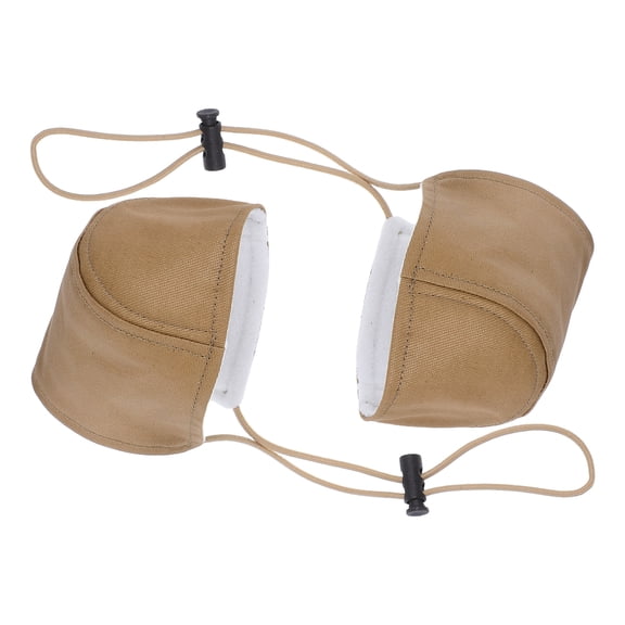FOMIYES Dustfree Khaki Heel Covers Universal Fit for Driving Easy Maintenance