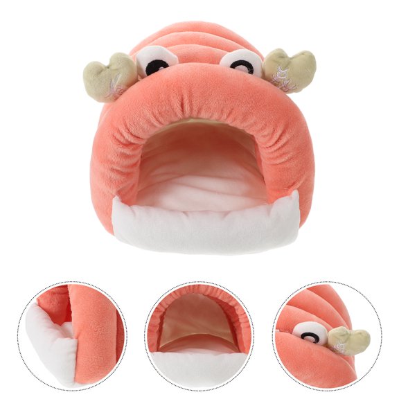 FOMIYES Dwarf Hamster Warm Hideout Bed Soft Washable Cushion for Mouse Ferret Small Pets
