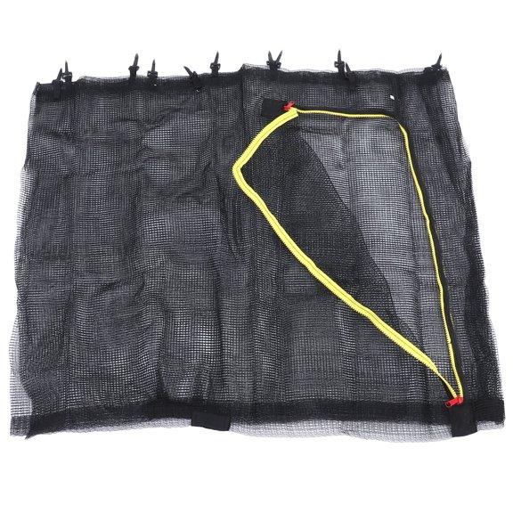 FOMIYES Easy Install Black Trampoline Surround Netting Durable Safety Enclosure for Home Use