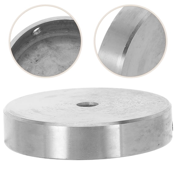 FOMIYES Easy Install Stainless Steel Bathroom Towel Rack Base Plate with M5 Threaded Hole for Secure Mounting