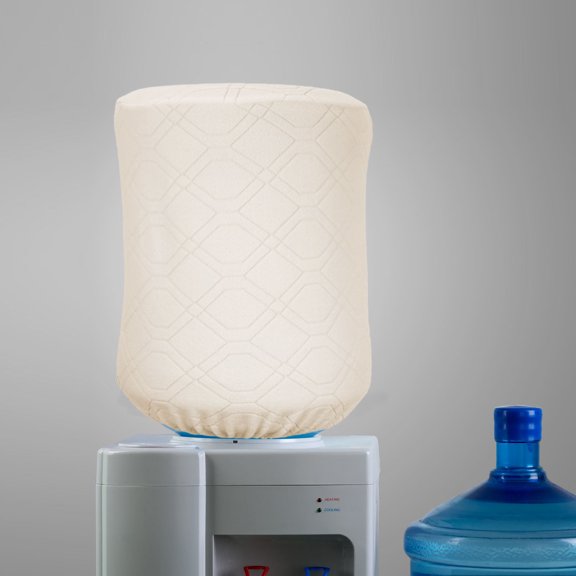 FOMIYES Elastic Stretch Water Jug Cover Beige Water Dispenser Accessory with Snug Fit