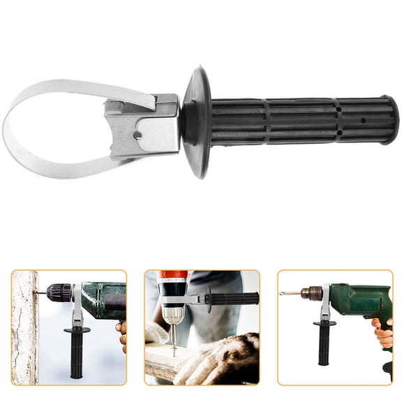 FOMIYES Electric Hammer and Impact Drill Handle Replacement Metal Plastic Construction for Home Use