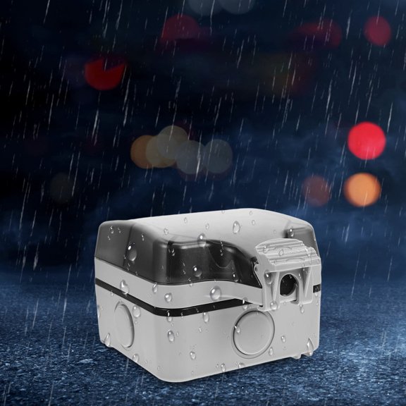 FOMIYES Electric Junction Box Indoor ABS with Dustproof Features for Electrical Insulation 1Set