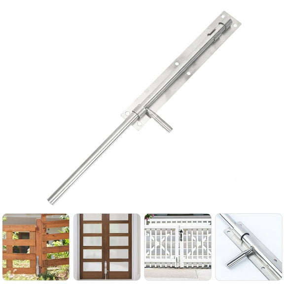 FOMIYES 2-Pack Stainless Steel Heavy Duty Cane Bolts for Gates, Gate Drop Rods for Security