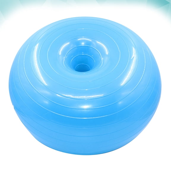 FOMIYES Exercise Donut Ball Blue High Grip Non-Slip for Yoga Pilates