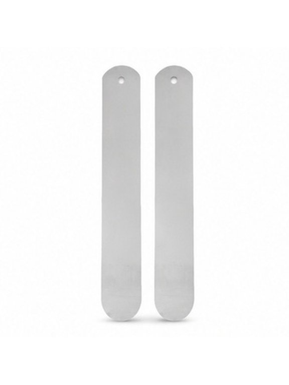Aluminum Sock Organizer for Shaping and Storing, White, 2Pcs