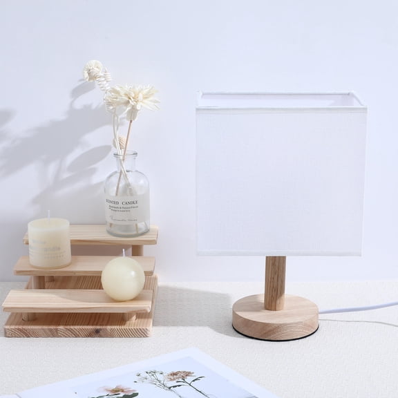 FOMIYES Fabric Lamp Shade White Rectangle Cover Adds Warmth to Indoor Lighting