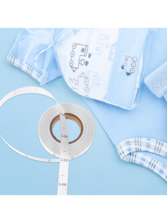Fabric Tags for Handmade Items Clear Digital Size Labels Durable Soft Fabric for Clothes