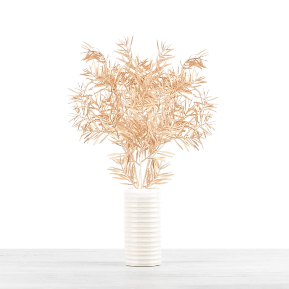 FOMIYES Fake Plants Decor Plastic Leaf Shape Diy Props For Weddings Christmas Party 1Set