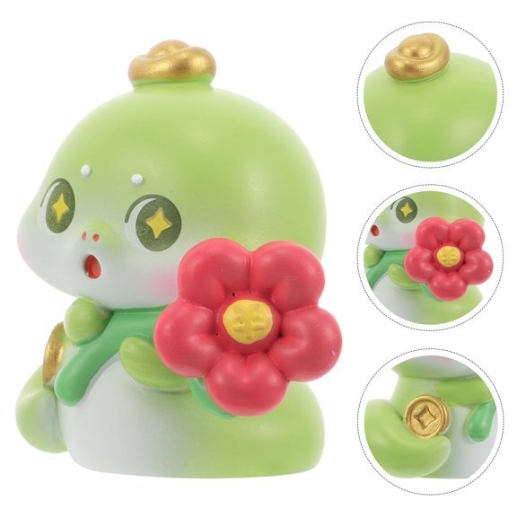 FOMIYES Feng Shui Zodiac Animals Snake Figurine Multi Resin Feng Shui Wealth Symbol Home Decor 1Set