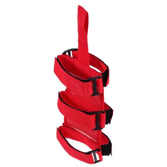 FOMIYES Fixed Belt For Fire Extinguisher Red Nylon 1Pack