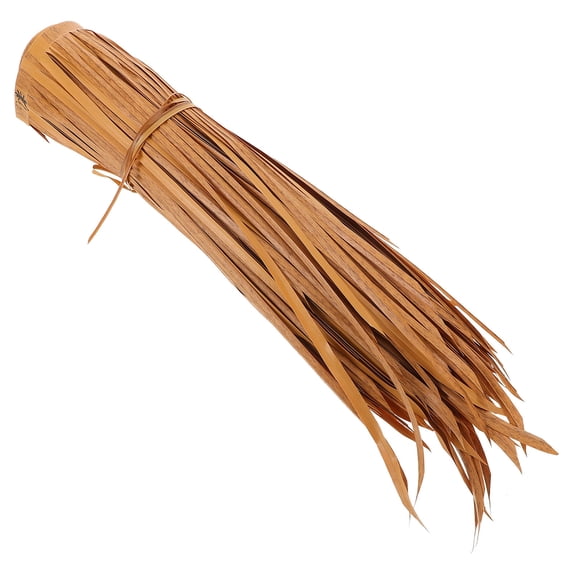FOMIYES Garden Thatch Roofing Material, Natural Straw Thatched Khaki for Landscaping and Outdoor Decor