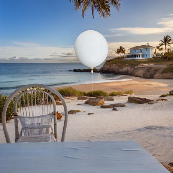FOMIYES Giant Latex Weather Balloon for Science Party Decoration and Precise Atmospheric Data Collection