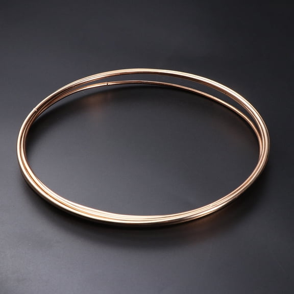 FOMIYES Golden Iron Dreamcatcher Ring for DIY Crafts Smooth and Not Easily Deformed 5 Pieces