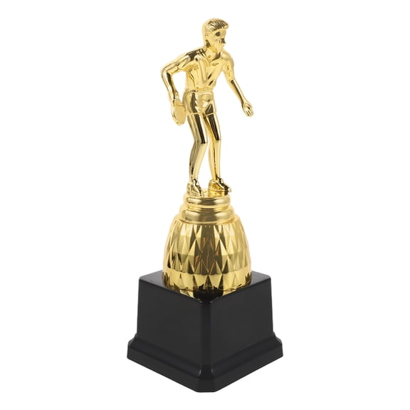FOMIYES Golden Plastic Trophy Award for Sports Day and Table Tennis Competition Recognition
