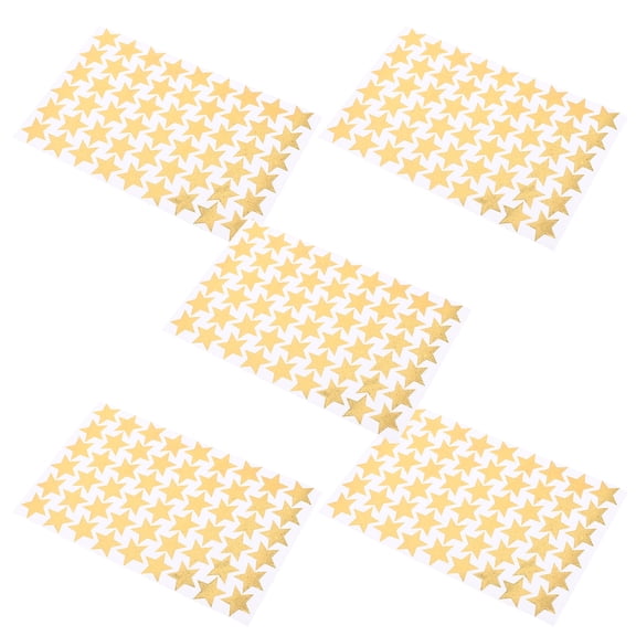FOMIYES Golden Star Stickers Self Adhesive Reward Labels for School Classroom Behavior Incentive