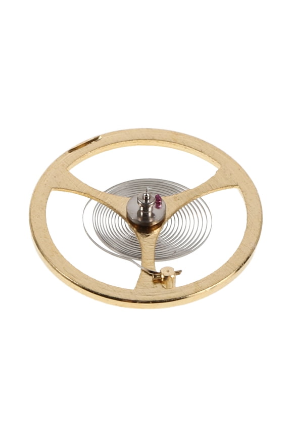 Watch Movement Balance Wheel Spring in Golden for Easy Installation and Accurate Timing