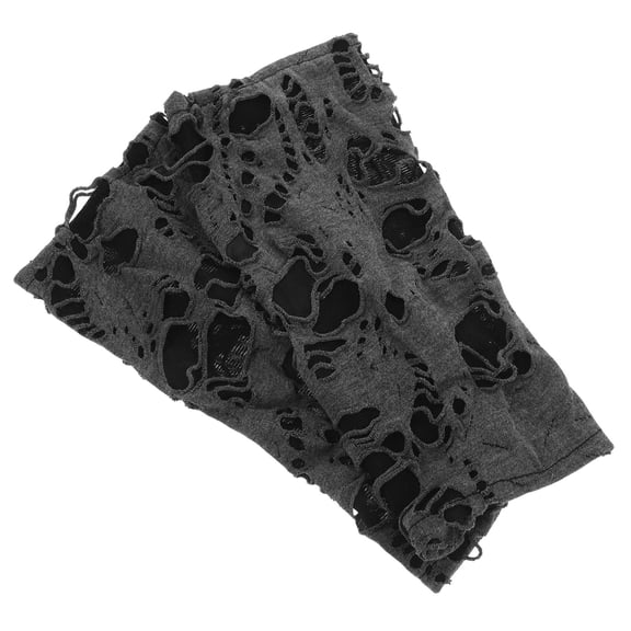 FOMIYES Grunge Arm Warmers Dark Grey Polyester for Cosplay and Performances