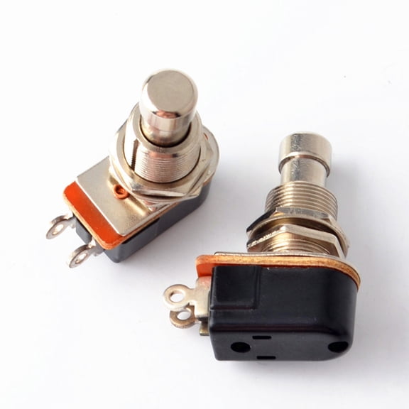 FOMIYES Guitar Pedal Footswitch Topper Metal Foot Switch for Electric Guitar 5Pcs