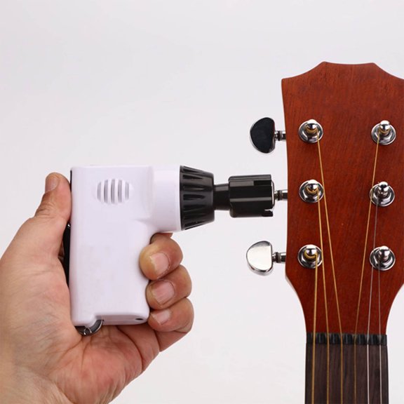FOMIYES Guitar String Winding Tool White Multifunctional String Reel and Repair Accessory