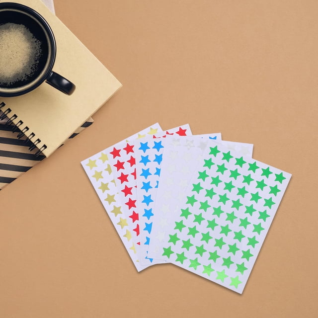 FOMIYES Habit Tracker Chart Stickers Assorted Color Paper DIY ...