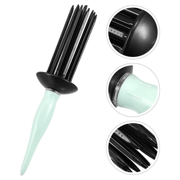 FOMIYES Hair Stylist Essentials Fluffy Shaping Styling Comb Anti-static Green Hair Tool For Travel 1Pack