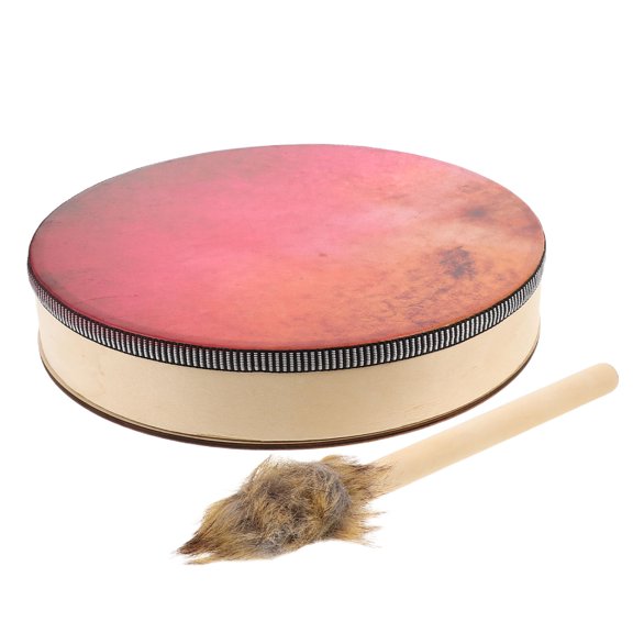 FOMIYES Hand Drum with Drumstick, Percussion Instrument for Party