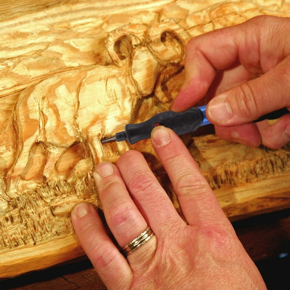 FOMIYES Hand Engraver Blue Alloy 1 Set for Diy Projects Hobbyists Using