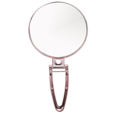 FOMIYES HandHeld Mirror 3x Magnifying Mirror Double Sided Makeup Mirror Vanity Mirror