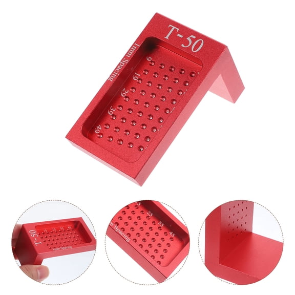 FOMIYES Handheld Woodworking Scriber Tool in Red for Precise and Reliable Measurement