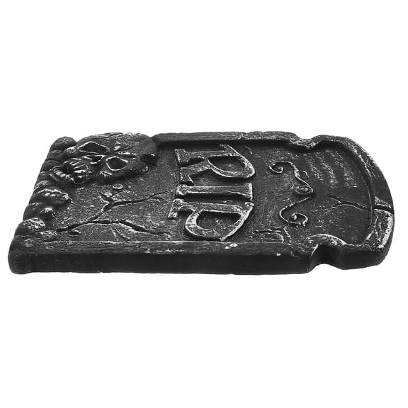 FOMIYES Haunted House Black Tombstone Prop for Frightening Party Decor
