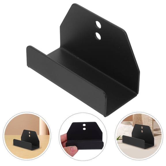 FOMIYES Heavy Duty Black Wall Mounted Blower Holder Rack for Efficient Storage and Organization
