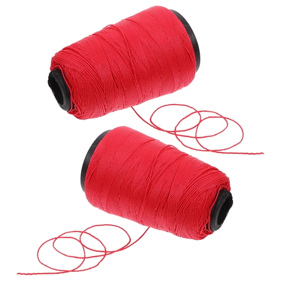 FOMIYES High Strength Red Nylon String for Masonry Building Lines and Gardening