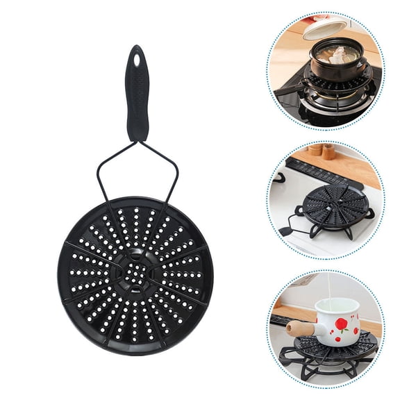 FOMIYES Hobs Heat Conduction Plate Induction Plate 38X19X0.5CM Black