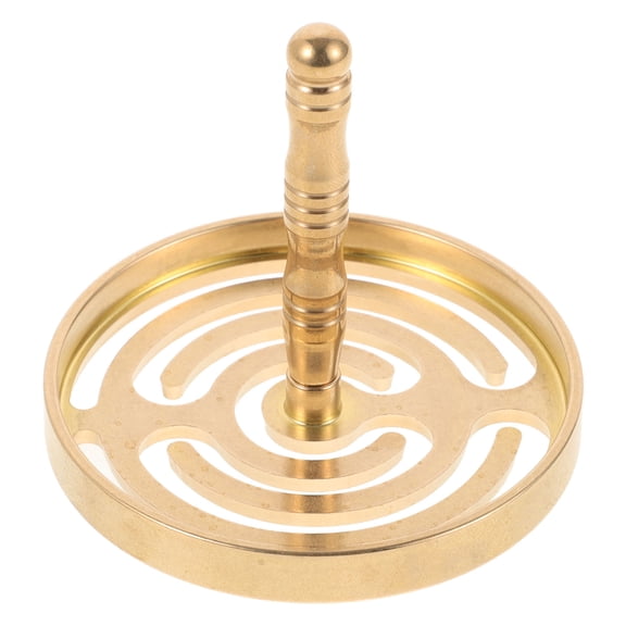 FOMIYES Incense Ash Press Mold Brass Tool for Living Room Temple and Tea Room Use