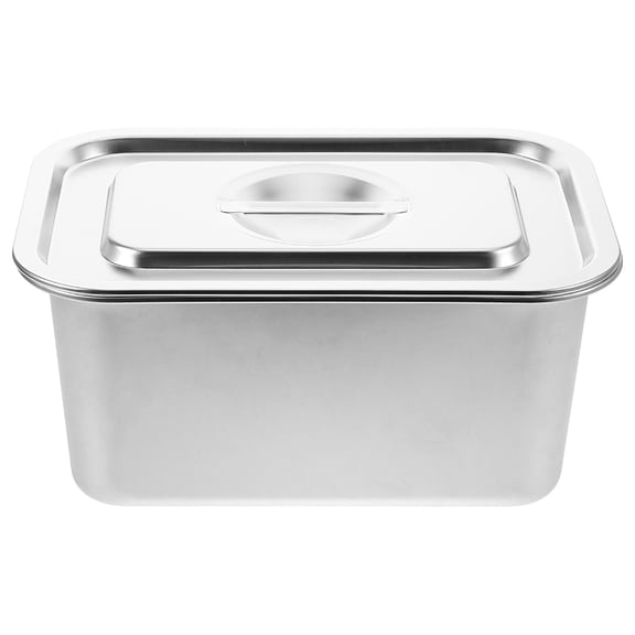 FOMIYES Indoor Kitchen Compost Bin with Lid Stainless Steel Food Waste Container Countertop