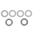 Heavy Set Point Needle FOMIYES Industrial Thrust Needle Bearings Fomiyes Plated Silver Steel ...