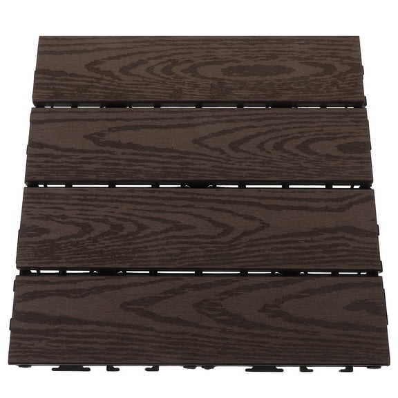 FOMIYES Interlocking Deck Tile Deck Tile Multi Anti-slip Garden 1Pcs
