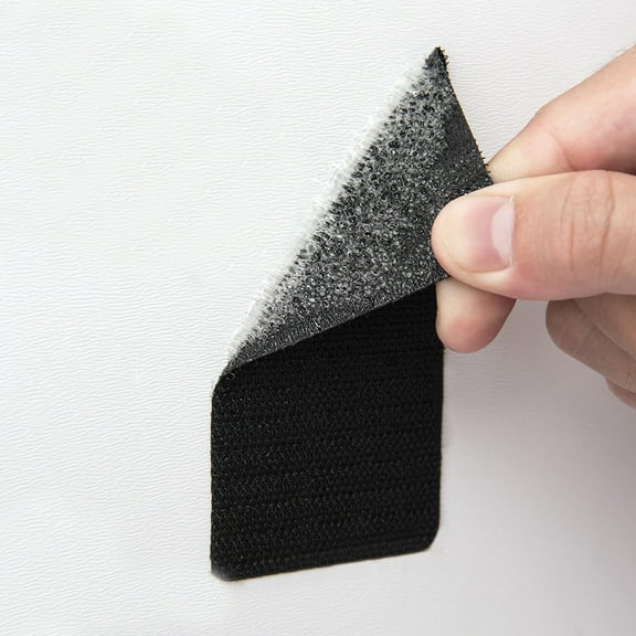 FOMIYES Interlocking Tape Strip 30Pcs Black for with Strong Adhesive