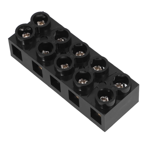 FOMIYES JX5-6005 Cable Terminal Blocks Black 1 Set For Secure Electrical Isolation In Residential Use