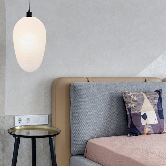 FOMIYES Handmade Paper Lampshade Pendant Light Shade 1Pack White Light Diffusion