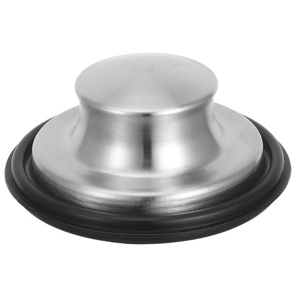 FOMIYES Kitchen Sink Drain Plug Plated Silver Versatile Stopper for Sink and Dishwasher Use
